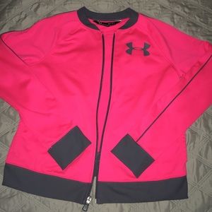 Girls Under Armour Full ZIP Track Jacket YouthLg